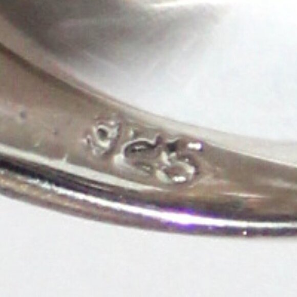 Sterling Silver Abstract Modern Geometric Ring - Picture 5 of 7